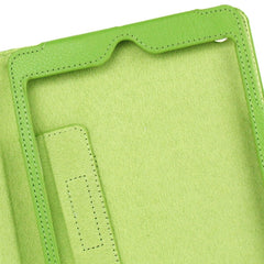 2-fold Litchi Texture Flip Leather Case with Holder Function for iPad mini / mini 2 Retina