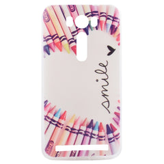 Ultrathin Flowers Pattern Soft TPU Protective Cover Case for Asus Zenfone 2 Laser / ZE500KL 5.0inch