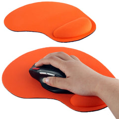 Ultra Slim Rubber Bottom & Cloth Sponge Wrist Supporter Mouse Pad