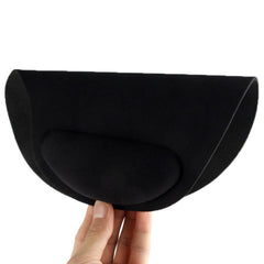 Ultra Slim Rubber Bottom & Cloth Sponge Wrist Supporter Mouse Pad