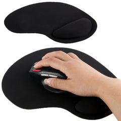 Ultra Slim Rubber Bottom & Cloth Sponge Wrist Supporter Mouse Pad