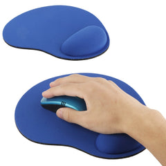 2 PCS Cloth Gel Wrist Rest Mouse Pad, Cloth Gel, Foot shape, Foot shape Cloth Gel