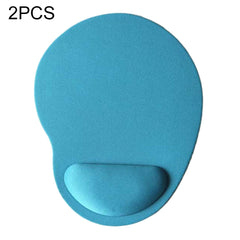 2 PCS Cloth Gel Wrist Rest Mouse Pad, Cloth Gel, Foot shape, Foot shape Cloth Gel