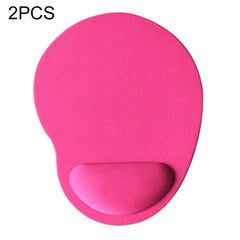 2 PCS Cloth Gel Wrist Rest Mouse Pad, Cloth Gel, Foot shape, Foot shape Cloth Gel