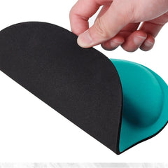 2 PCS Cloth Gel Wrist Rest Mouse Pad, Cloth Gel, Foot shape, Foot shape Cloth Gel