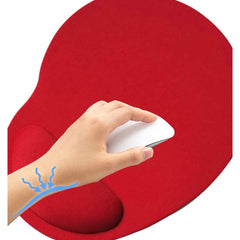 2 PCS Cloth Gel Wrist Rest Mouse Pad, Cloth Gel, Foot shape, Foot shape Cloth Gel