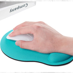 2 PCS Cloth Gel Wrist Rest Mouse Pad, Cloth Gel, Foot shape, Foot shape Cloth Gel