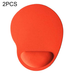 2 PCS Cloth Gel Wrist Rest Mouse Pad, Cloth Gel, Foot shape, Foot shape Cloth Gel