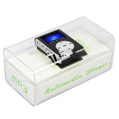 TF / Micro SD Card Slot MP3 Player with LCD Screen, Metal Clip, with LCD Screen