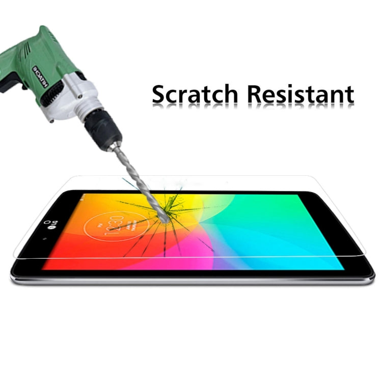 0.4mm 9H+ Surface Hardness 2.5D Explosion-proof Tempered Glass Film for LG G Tablet 7.0 / V400