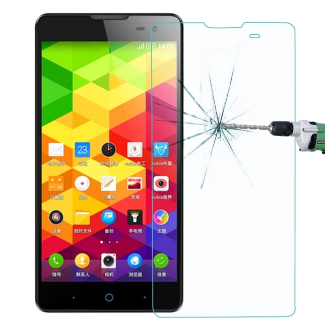 For ZTE V5 Max 5.5inch 0.26mm 9H+ Surface Hardness 2.5D Explosion-proof Tempered Glass Film