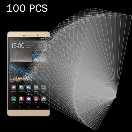 50 PCS for  Huawei P8 Max 0.26mm 9H Surface Hardness 2.5D Explosion-proof Tempered Glass Film, No Retail Package, For Huawei P8 Max (100 PCS)