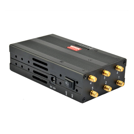 GSM / CDMA / DCS / PCS / 3G / 4G / LOJACK Mobile Phone Signal  Breaker / Jammer / Isolator, Coverage: 20meters (JAX-121A-6A)