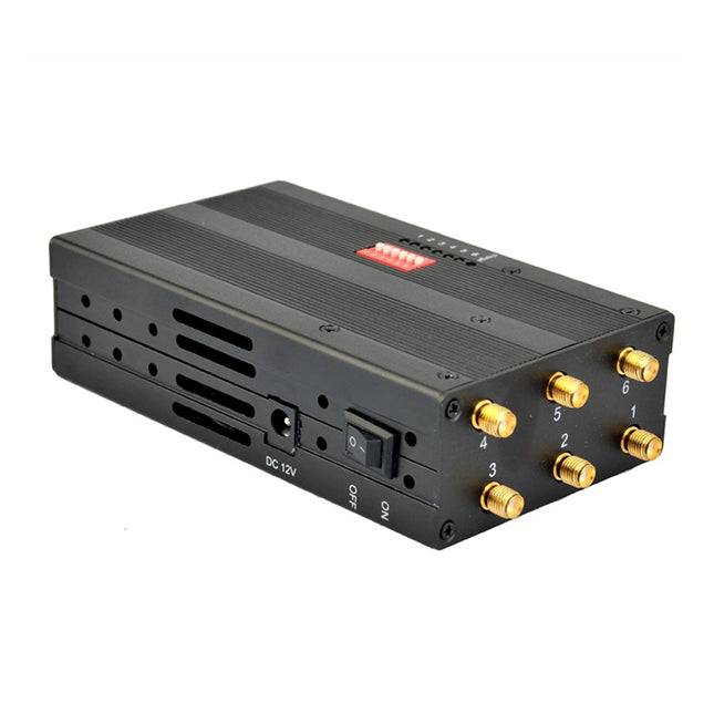 GSM / CDMA / DCS / PCS / 3G / 4G / LOJACK Mobile Phone Signal  Breaker / Jammer / Isolator, Coverage: 20meters (JAX-121A-6A)