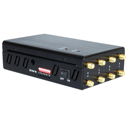 JAX-121A-8 GSM / DCS / WiFi / 3G / 4G / GPS / LOJACK Mobile Phone Signal Isolator, Coverage: 20 meters