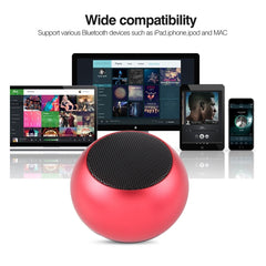 Mini Metal Wireless Bluetooth Speaker,  Hands-free, LED Indicator