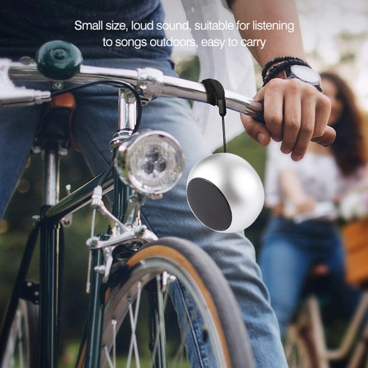 Mini altavoz inalámbrico Bluetooth de metal, manos libres, indicador LED