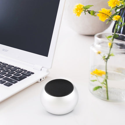 Mini-Bluetooth-Lautsprecher aus Metall, Freisprecheinrichtung, LED-Anzeige