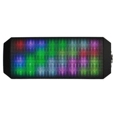 YM-339 2 x 5W Bluetooth Speaker with LED Lights, Support TF Card