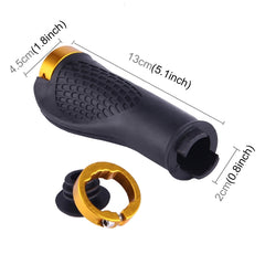 OQSPORT 2 PCS Bike Hand Grips Covers Bilateral Lock MTB Bicycle Anti-slip Handlebar Grips, 803