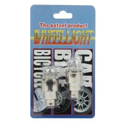 2 pcs Motion Activated LED Tire Colorful Lights for Bikes and Cars Valve Cap, LED Wheel Light
