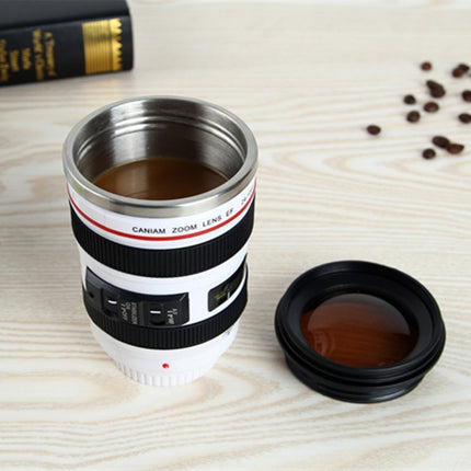 400ML Camera Lens Cup Mug Caniam EF 24-105mm F4 Filter Cup for Coffee Milk Water as Gift, 400ML, Camera Lens Cup