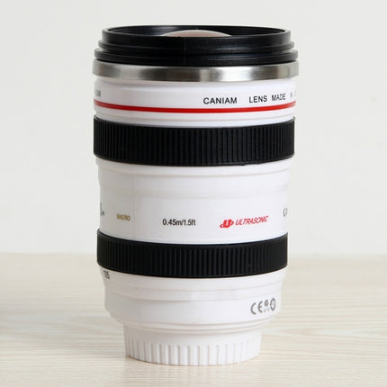 400ML Camera Lens Cup Mug Caniam EF 24-105mm F4 Filter Cup for Coffee Milk Water as Gift, 400ML, Camera Lens Cup