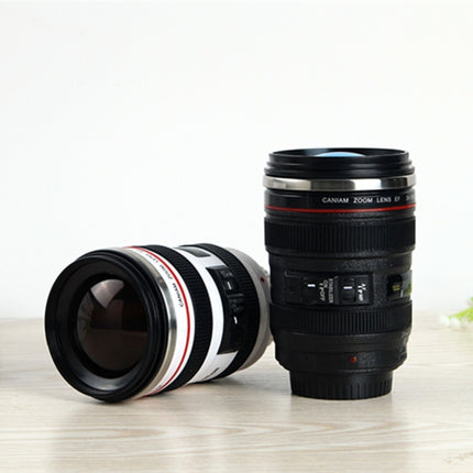 400ML Camera Lens Cup Mug Caniam EF 24-105mm F4 Filter Cup for Coffee Milk Water as Gift, 400ML, Camera Lens Cup