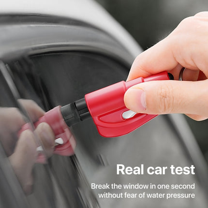 2 in 1 Car Emergency Hammer / Key Chain / Knife Broken Glass Portable Tool, 2 in 1 Black, 2 in 1 Red, 2 in 1 Yellow