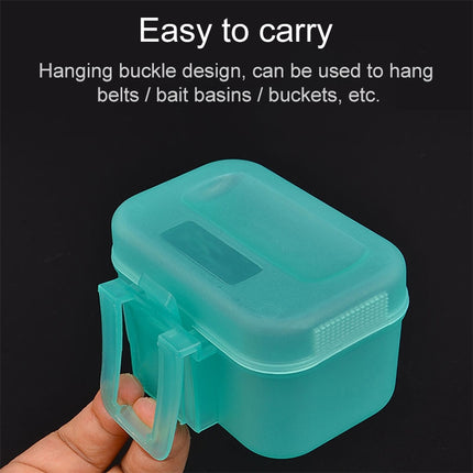 Plastic Live Earthworm Fishing Tackle Box Bug Shrimp Bait Box, Bug Shrimp Bait Box