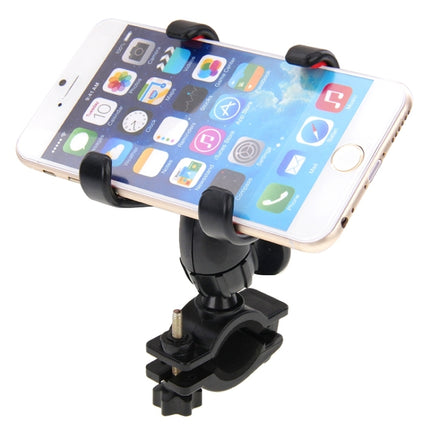 360 Degree Rotation Universal Mobile Phone Bicycle Clip Holder Cradle Stand, Clip Support Phone Width: up to 10cm