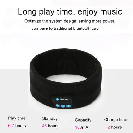My-Call Bluetooth V5.0 Headsfree Sport Headband Music Headwear for iPhone 6 & 6s / iPhone 5 & 5S / iPhone 4 & 4S and Other Bluetooth Devices, Music Headwear Grey, usic Headwear Black, Music Headwear Dark Gray