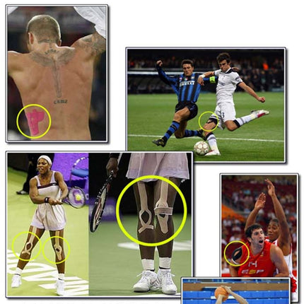 Waterproof Kinesiology Tape Sports Muscles Care Therapeutic Bandage, Size: 5m(L) x 2.5cm(W), Size: 5m x 2.5cm