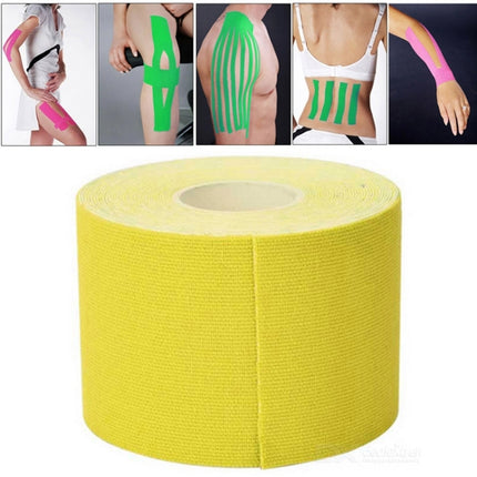 5M Waterproof Sports Tape Sports Muscles Care Therapeutic Bandage, Width: 5cm, Size: 5mx5cm, Size: 5m x 5cm Purple
