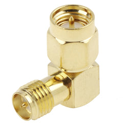 Gold Plated SMA Male to RP-SMA Female Adapter, SMA Male to RP-SMA Female