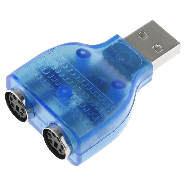 USB Male to PS/2 Female Adapter for Mouse / Keyboard, USB Male to 2 PS/2 Female