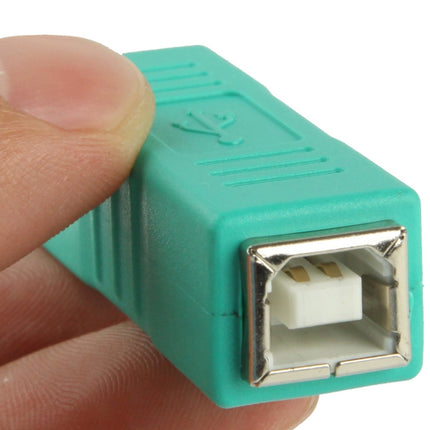 USB 2.0 BF to BF Adapter, USB 2.0 BF (Green)
