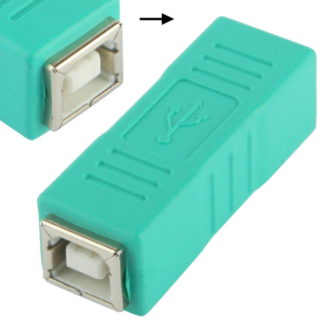 USB 2.0 BF to BF Adapter, USB 2.0 BF (Green)