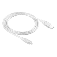 USB 2.0 Male to Firewire iEEE 1394 4 Pin Male iLink Cable, Length: 1.2m, USB AM to 4Pin(1.5m)