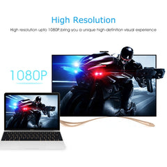 24cm Full HD 1080P HDMI to VGA + Audio Output Cable for Computer / DVD / Digital Set-top Box / Laptop / Mobile Phone / Media Player, Length: 24cm, Length: 24cm(White)