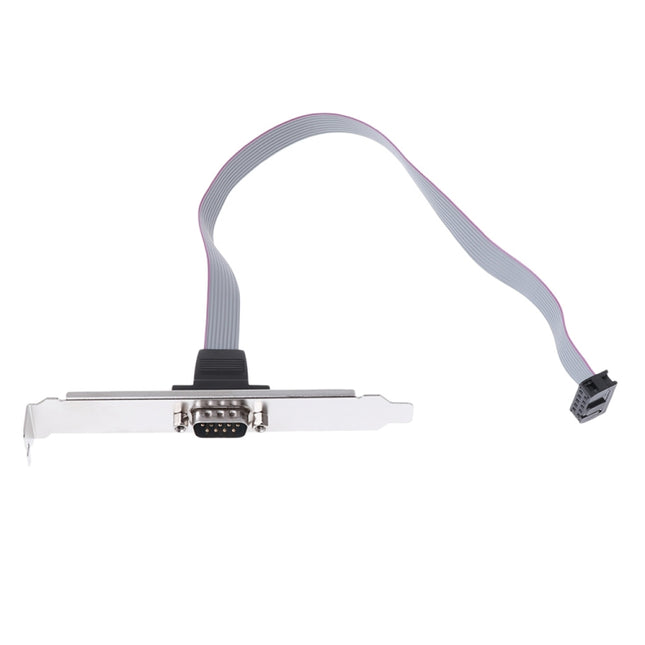 DB9 9pin Com Port host case Cable / RS232 port plate cable, Length: 36cm, RS232,Length: 36cm