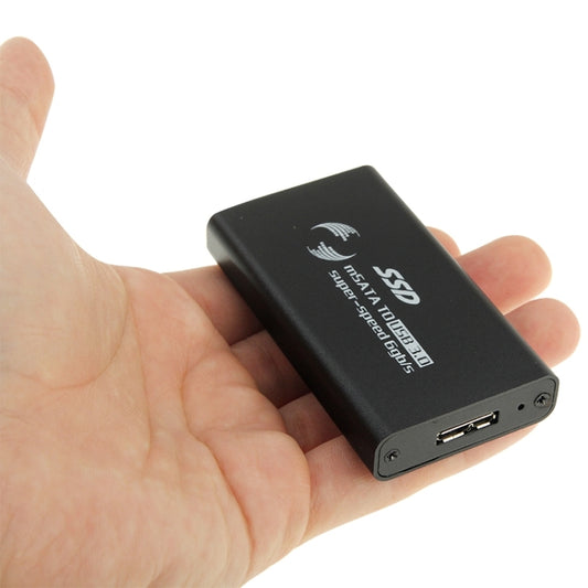 Estuche para disco duro de estado sólido SSD mSATA de 6 Gb/s a USB 3.0