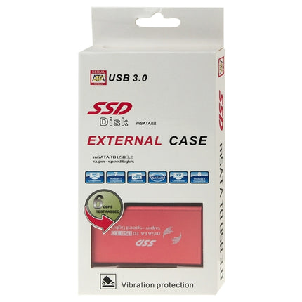 6 Gb/s mSATA Solid State Disk SSD auf USB 3.0 Festplattengehäuse