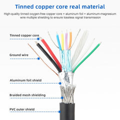 5 Pin Motherboard Female Header to Mini USB Male Adapter Cable, Length: 50cm, 5 Pin Motherboard to Mini USB