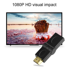 HDMI 19 Pin Male to HDMI 19Pin Female SWIVEL (180 Degree) Adaptor (Gold Plated), HDMI Male to Female (Gold Plated)