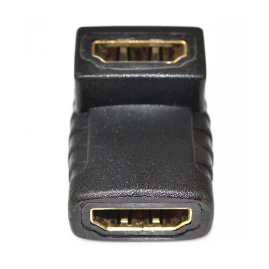 HDMI Angle Coupler (Female to Female) - 90 Degree (Gold Plated), HDMI Female to Female