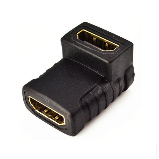 HDMI Angle Coupler (Female to Female) - 90 Degree (Gold Plated), HDMI Female to Female