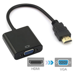 20cm HDMI 19 Pin Male to VGA Female Cable Adapter, HDMI Male to VGA Female