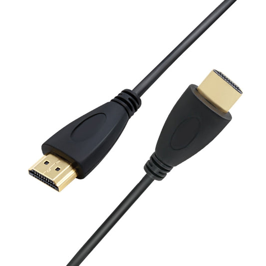 1.8m HDMI to HDMI 19Pin Cable, 1.4 Version, Support 3D, Ethernet, HD TV / Xbox 360 / PS3 etc (Gold Plated), Length: 1.8m