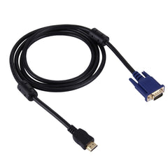 1.8m HDMI Male to VGA Male 15PIN Video Cable